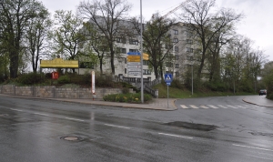 Der "Geburtsort" für www.nhnandf.net Haltestelle Theater in Hof: Hier kam es zum Gedankenblitz